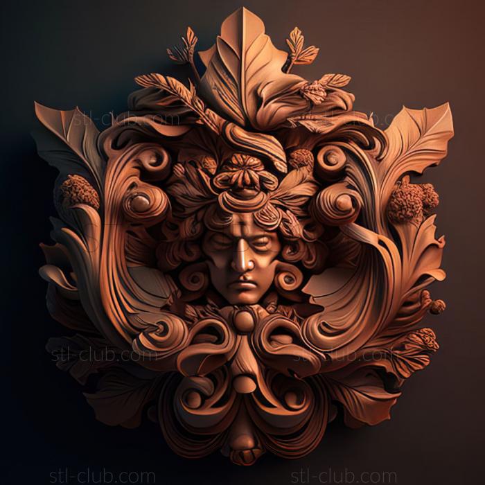 3D model st baroque (STL)